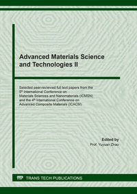 Enlarge image Cover: Advanced Materials Science and Technologies II - Trans Tech Publications Ltd