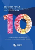 Cover: Education For All: Ten years of open education luminaries from around the world - buch & netz