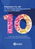 Cover: Education For All: Ten years of open education luminaries from around the world - buch & netz