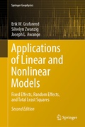 Cover: Applications of Linear and Nonlinear Models - Springer