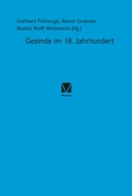 Cover: Gesinde im 18. Jahrhundert - Meiner