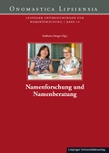 Cover: Namenforschung und Namenberatung - Leipziger Uni-Vlg