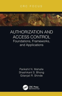 Enlarge image Cover: Authorization and Access Control - CRC Press
