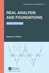 Abbildung von: Real Analysis and Foundations - Chapman & Hall/CRC