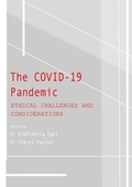 Cover: The Covid-19 Pandemic - Ethics International Press Ltd
