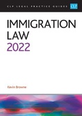 Cover: Immigration Law - The University of Law Publishing Limited