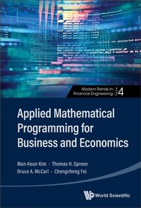 Abbildung von: Applied Mathematical Programming For Business And Economics - World Scientific Publishing Co Pte Ltd