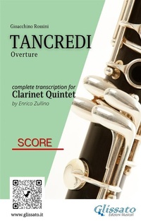 Abbildung von: Score of "Tancredi" for Clarinet Quintet - Glissato Edizioni Musicali