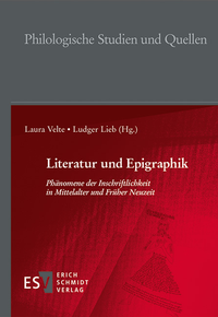 Enlarge image Cover: Literatur und Epigraphik - Erich Schmidt Verlag