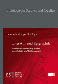 Abbildung von: Literatur und Epigraphik - Erich Schmidt Verlag
