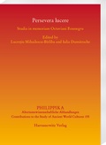 Cover: Persevera lucere - Harrassowitz Verlag