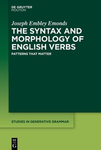 Abbildung von: The Syntax and Morphology of English Verbs - De Gruyter Mouton