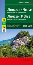 Abbildung von: Abruzzen - Molise, Straßen- und Freizeitkarte 1:150.000, freytag & berndt - Freytag-Berndt und ARTARIA