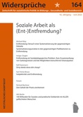 Cover: Soziale Arbeit als Ent-Entfremdung - Westf&auml;lisches Dampfboot