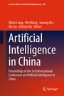 Cover: Artificial Intelligence in China - Springer