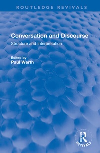 Enlarge image Cover: Conversation and Discourse - Routledge