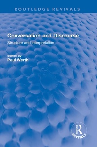 Enlarge image Cover: Conversation and Discourse - Routledge