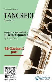Abbildung von: Bb Clarinet 2 part of "Tancredi" for Clarinet Quintet - Glissato Edizioni Musicali