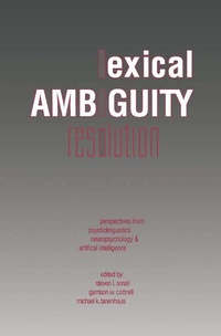 Enlarge image Cover: Lexical Ambiguity Resolution - Morgan Kaufmann