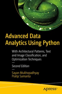 Enlarge image Cover: Advanced Data Analytics Using Python - APress