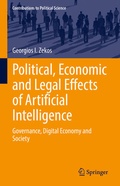 Cover: Political, Economic and Legal Effects of Artificial Intelligence - Springer