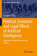 Cover: Political, Economic and Legal Effects of Artificial Intelligence - Springer