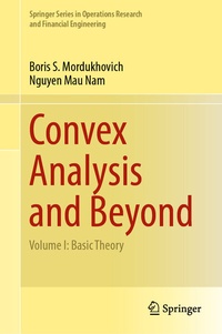 Abbildung von: Convex Analysis and Beyond - Springer