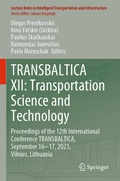 Cover: TRANSBALTICA XII: Transportation Science and Technology - Springer