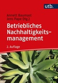 Cover: Betriebliches Nachhaltigkeitsmanagement - UTB