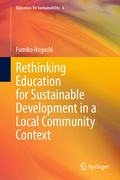 Cover: Rethinking Education for Sustainable Development in a Local Community Context - Springer