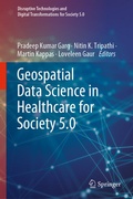 Cover: Geospatial Data Science in Healthcare for Society 5.0 - Springer