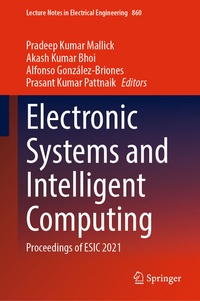 Enlarge image Cover: Electronic Systems and Intelligent Computing - Springer