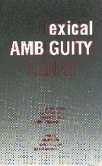 Abbildung von: Lexical Ambiguity Resolution - Morgan Kaufmann