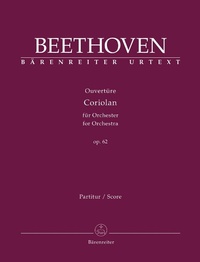 Abbildung von: Ouvertüre "Coriolan" für Orchester op. 62 - Baerenreiter-Verlag