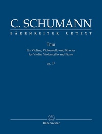 Abbildung von: Trio für Violine, Violoncello und Klavier g-Moll op. 17 - Baerenreiter-Verlag