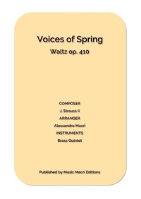 Abbildung von: Voices of Spring Waltz op. 410 by J. Strauss II - Music Macrì Editions