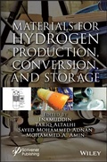 Cover: Materials for Hydrogen Production, Conversion, and Storage - Wiley-Scrivener