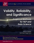 Cover: Validity, Reliability, and Significance - Morgan & Claypool Publishers