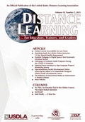 Cover: Distance Learning Vol 18 Issue 3 - Information Age Publishing