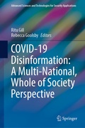 Cover: COVID-19 Disinformation: A Multi-National, Whole of Society Perspective - Springer