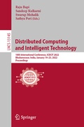 Cover: Distributed Computing and Intelligent Technology - Springer