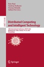 Cover: Distributed Computing and Intelligent Technology - Springer