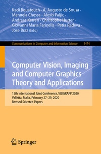 Enlarge image Cover: Computer Vision, Imaging and Computer Graphics Theory and Applications - Springer