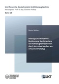 Cover: Beitrag zur simulativen Bestimmung der Belastung von Fahrzeugkomponenten durch korrosive Medien am virtuellen Prototyp - Cuvillier Verlag