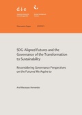 Cover: SDG-aligned futures and the governance of the transformation to sustainability - German Institute of Development and Sustainability (IDOS) gGmbH