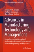 Cover: Advances in Manufacturing Technology and Management - Springer