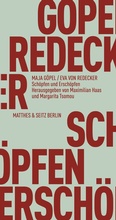 Cover: Sch&ouml;pfen und Ersch&ouml;pfen - Matthes & Seitz Berlin