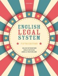 Cover: English Legal System - Oxford University Press