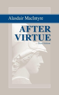 Enlarge image Cover: After Virtue - University of Notre Dame Press