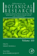 Cover: Stomata Regulation and Water Use Efficiency in Plants under Saline Soil Conditions: Volume 103 - Academic Press